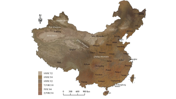 中國第一幅高精度土壤顏色地圖出爐，研究員是這樣了解土壤成分的